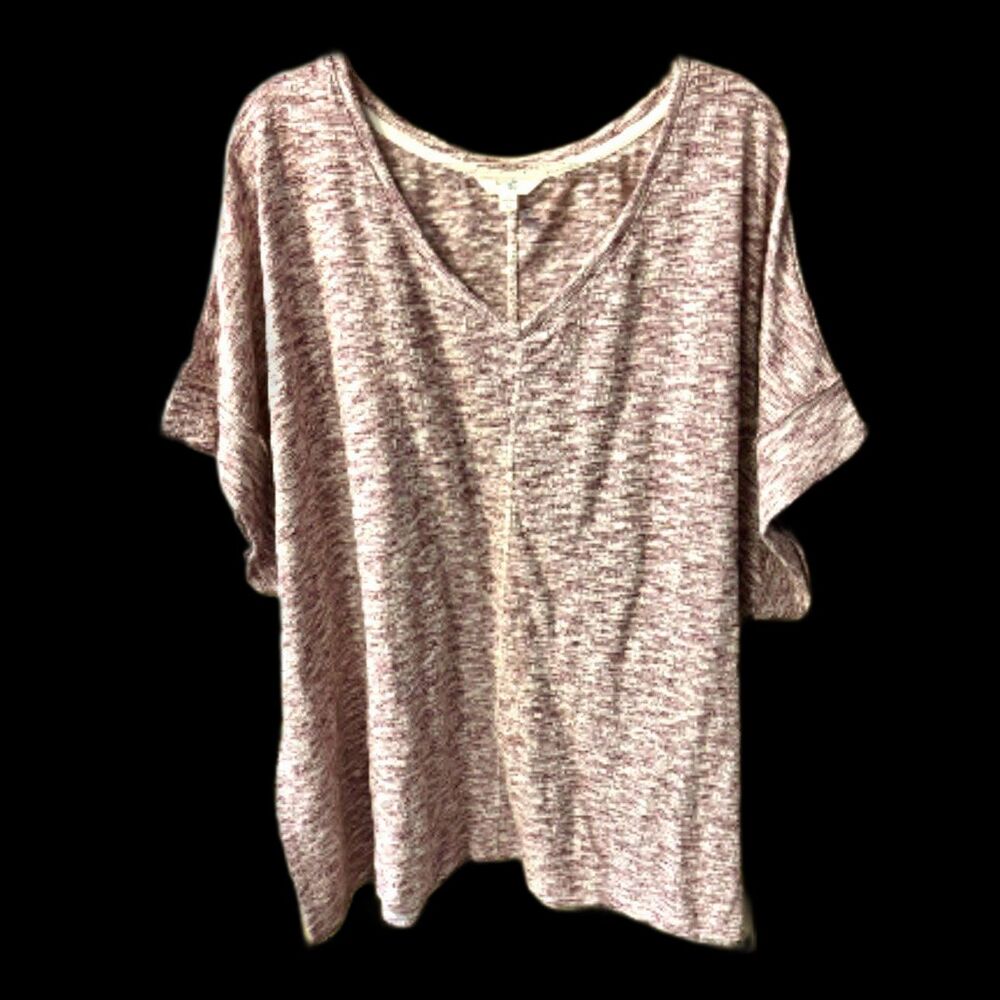 Women’s Terra & Sky Short Sleeve Top ~ Size 4X ((28W-30W))